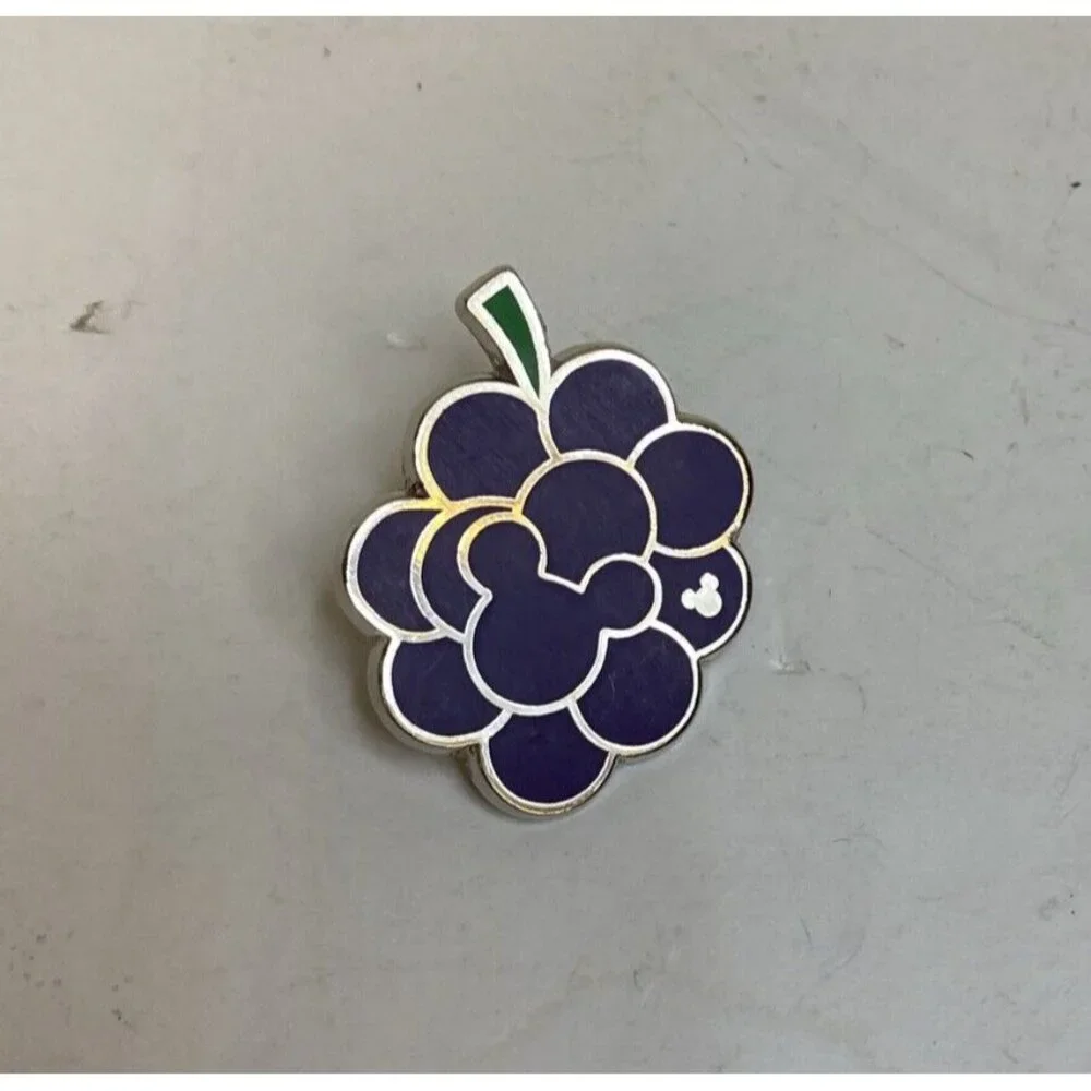 Purple Grapes Mickey Head Icon 2017 Hidden Mickey Fruit Collection Disney Pin